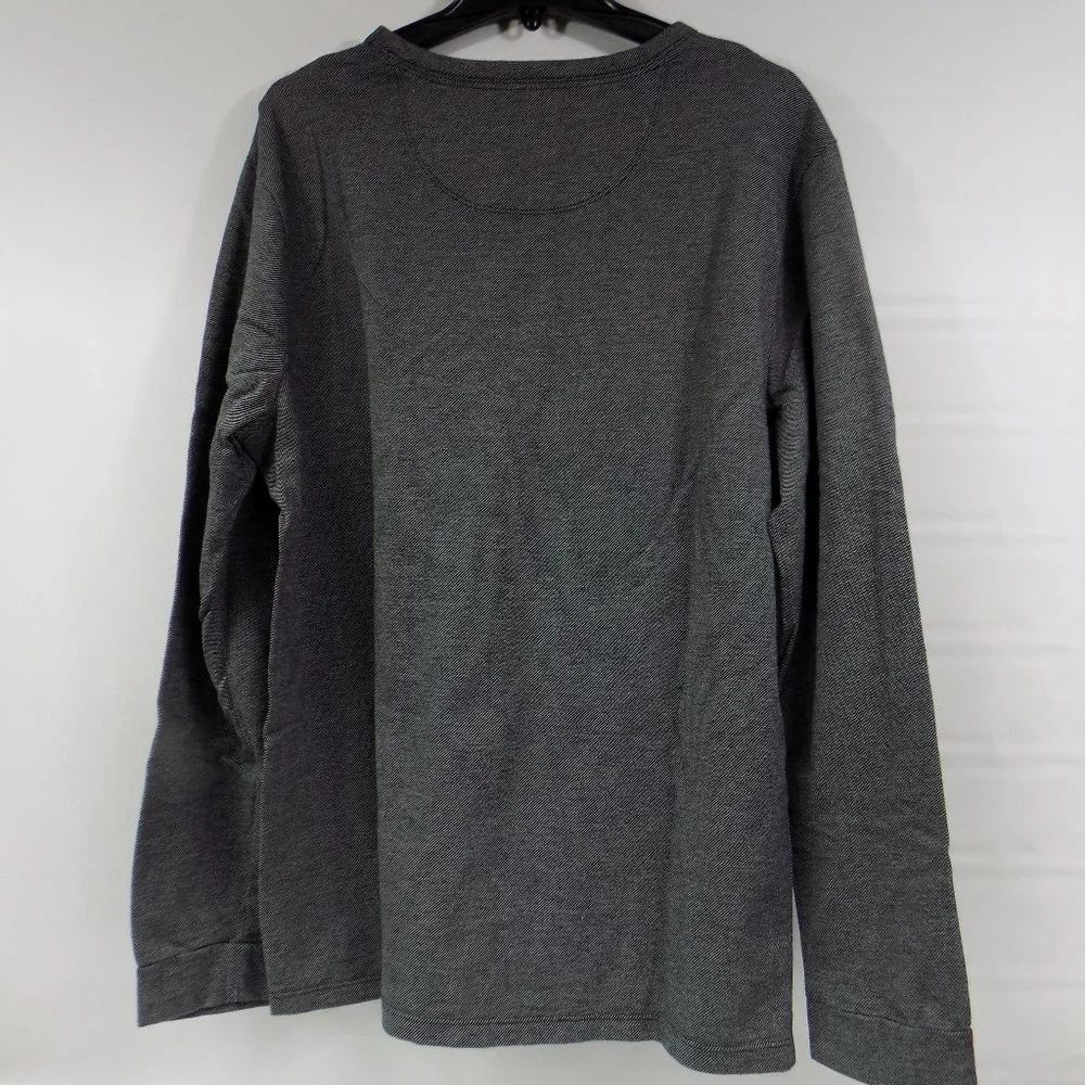Marc Anthony Grey Long Sleeve Crew Neck Slim Fit Size XXL - Picture 3 of 6